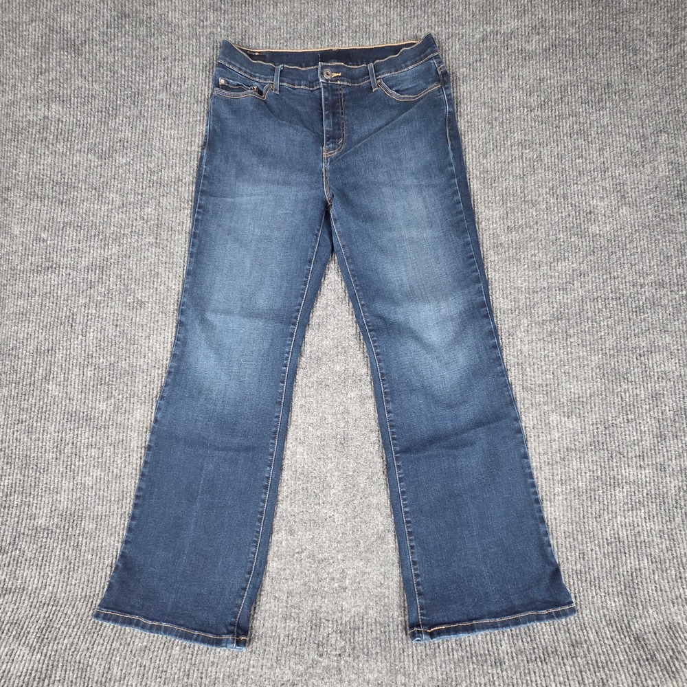 Levi Strauss Co Womens Bootcut Jeans Dark Wash Size 14‎ Short Medium